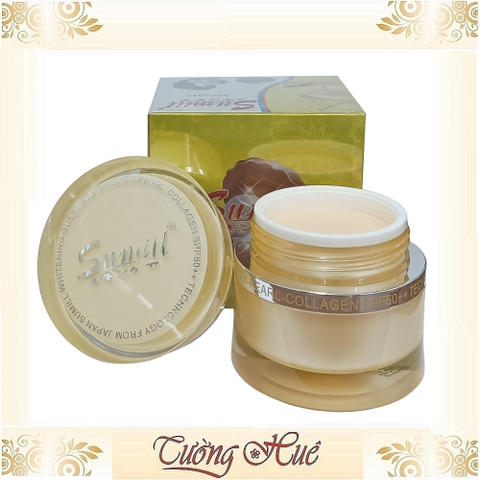 Kem dưỡng da Sumill Ngày và Đêm Tinh chất Collagen, Ngọc Trai, Mật Sữa Ong Chúa - 20g - Vàng