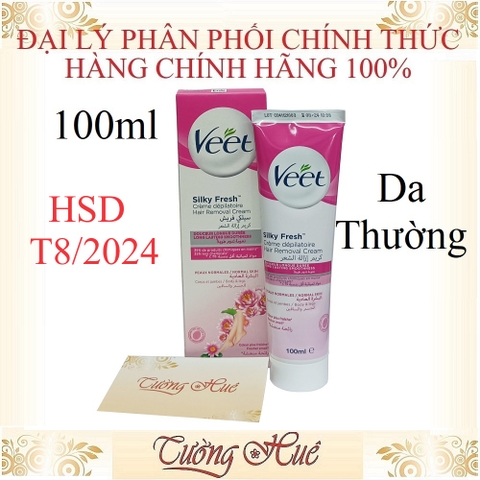 Tẩy lông Veet Hair Removal Cream - 100ml ( Có lựa chọn )