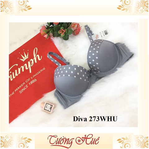 SALE SALE SALE - Áo lót nữ Triumph Diva 273 WHU phối chấm bi.