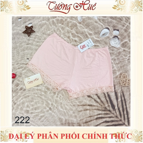 Quần Đùi Mặc Váy Cosy 222 Quần mặc váy chất cotton mềm phối ren viền
