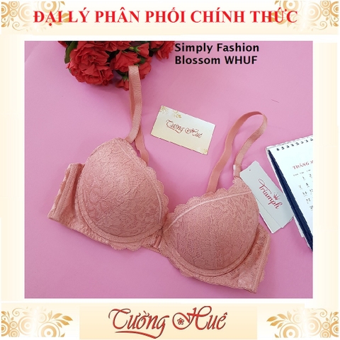 Áo lót nữ Triumph Simply Fashion Blossom WHUF ren nâng, cài trước.