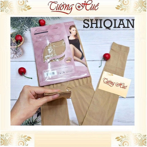 Quần Tất Nữ Màu Da Xỏ Ngón ShiQian Co Dãn Mềm Mịn Thoáng Khí