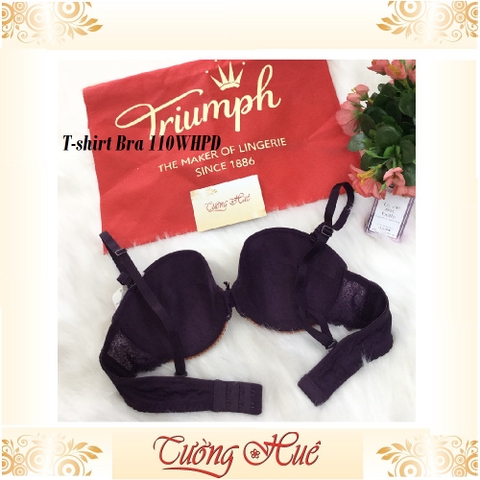 SALE SALE SALE -Áo lót nữ Triumph T-shirt Bra 110 WHPD áo ngực trơn cúp bầu ngang.