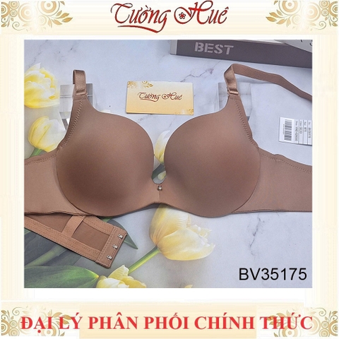 Áo lót Nữ Bonbon BV35175 Có Gọng Cúp 3/4 Trơn Mút Ép Mỏng Đường May Ẩn.