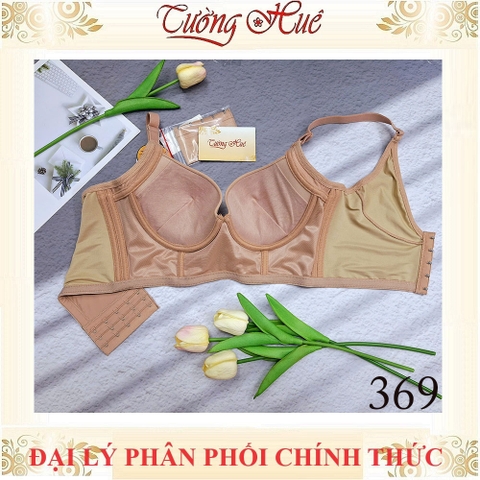 Áo Lót Nữ Lamagie 369 Trơn Có Gọng Mút Mỏng Thoáng Mát Bản Lưng Lớn 5 Móc Cài Tặng Kèm Móc Nối Áo Lót 5 Móc Cài