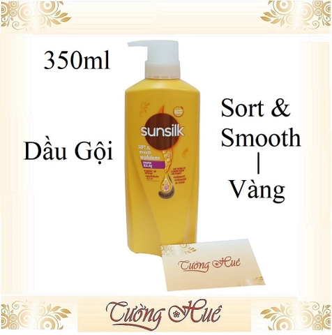 Dầu Gội và Dầu Xả Mềm Mượt Diệu Kỳ Sunsilk Soft & Smooth - Vàng