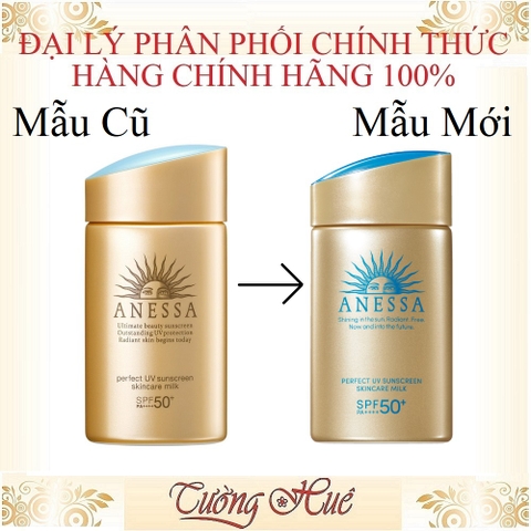 Sữa Chống Nắng Anessa Perfect UV Sunscreen Skincare Milk - 60ml.