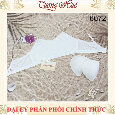 Áo lá annie 6072 Áo lá form ngắn kèm mút tháo rời.
