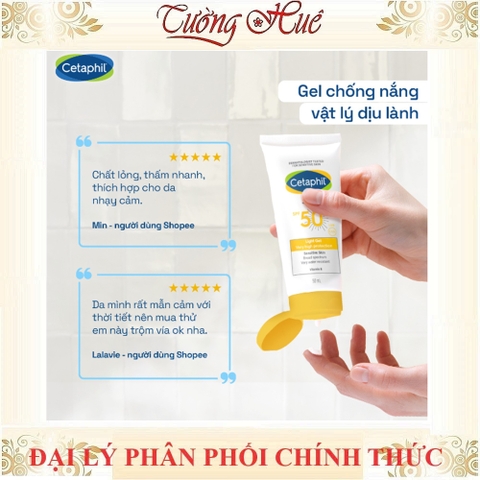 Kem Chống Nắng Cetaphil Dưỡng Ẩm Da Nhạy Cảm 50ml - 50g