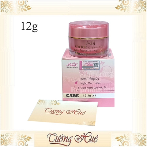 Kem Hoa Hồng Nguyễn Quách Care 4 In 1 - 12g - Hồng.