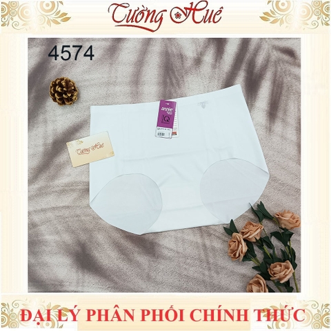 Quần lót nữ annie 4574 Quần lót su đúc lưng cao bao phủ nguyên mông không viền may.