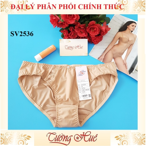 Quần lót nữ Bon Bon SV2536 quần lót trơn phối ren.