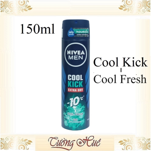 Xịt Khử Mùi Nam Nivea Men 48H Deodorant & Anti-Perspirant Nhiều Mùi - 150ml