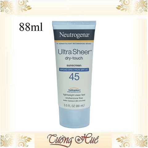 Kem Chống Nắng Neutrogena 45 Ultra Sheer Dry-Touch - 88ml.