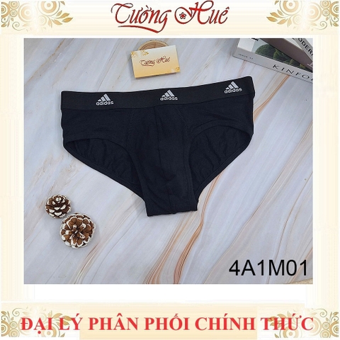 Quần Lót Nam Cotton Adidas 4A1M01 Mềm Mịn Thấm Hút (Form Quần lớn, khách nên lùi 2 size)