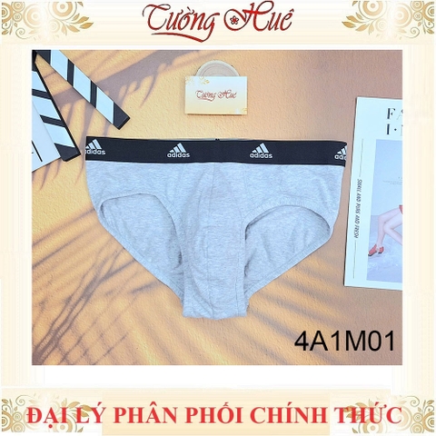 Quần Lót Nam Cotton Adidas 4A1M01 Mềm Mịn Thấm Hút (Form Quần lớn, khách nên lùi 2 size)