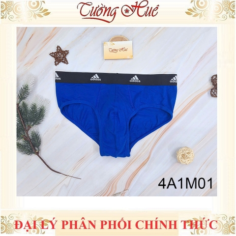 Quần Lót Nam Cotton Adidas 4A1M01 Mềm Mịn Thấm Hút (Form Quần lớn, khách nên lùi 2 size)
