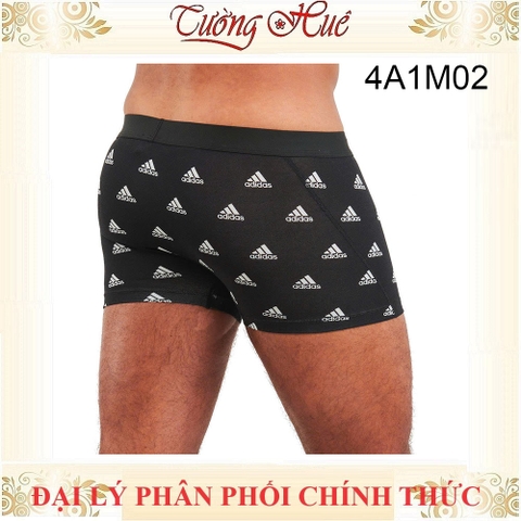 [HÀNG CHÍNH HÃNG] Quần lót nam Adidas 4A1M02 dạng quần đùi cotton co giãn ( FORM LỚN GIẢM 2 SIZE)