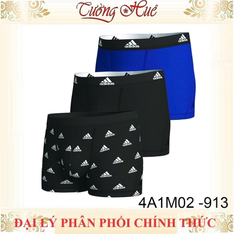 [HÀNG CHÍNH HÃNG] Quần lót nam Adidas 4A1M02 dạng quần đùi cotton co giãn ( FORM LỚN GIẢM 2 SIZE)