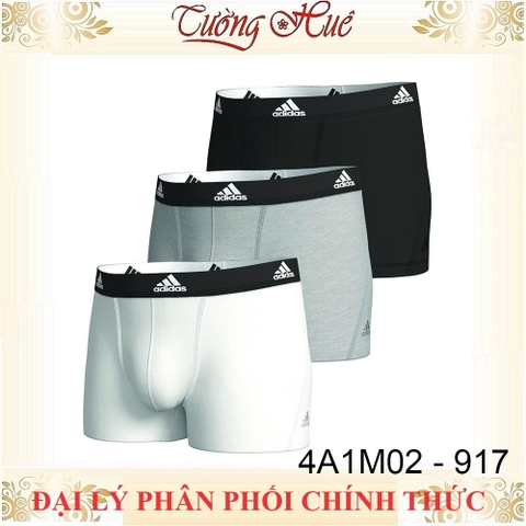 [HÀNG CHÍNH HÃNG] Quần lót nam Adidas 4A1M02 dạng quần đùi cotton co giãn ( FORM LỚN GIẢM 2 SIZE)