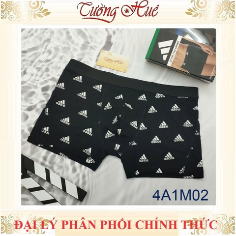 [HÀNG CHÍNH HÃNG] Quần lót nam Adidas 4A1M02 dạng quần đùi cotton co giãn ( FORM LỚN GIẢM 2 SIZE)