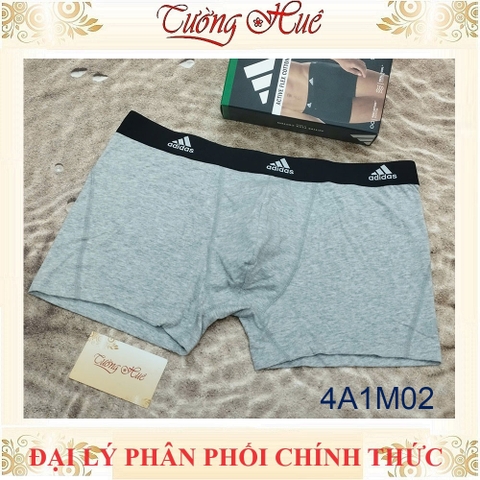 [HÀNG CHÍNH HÃNG] Quần lót nam Adidas 4A1M02 dạng quần đùi cotton co giãn ( FORM LỚN GIẢM 2 SIZE)