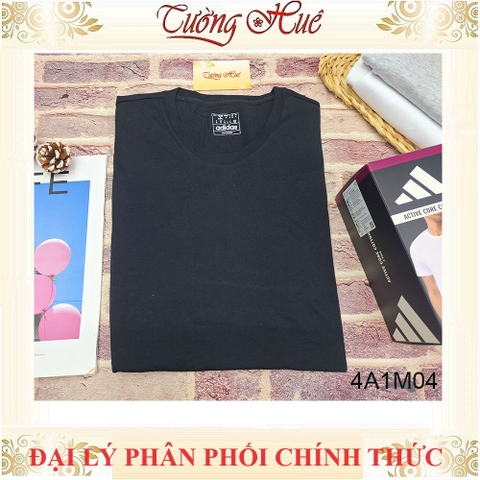 Áo Lót Nam Adidas 4A1M04 Thun Cotton Cổ Tròn Kiểu T Shirt (FORM ÁO LỚN, KHÁCH NÊN LÙI 2 SIZE)