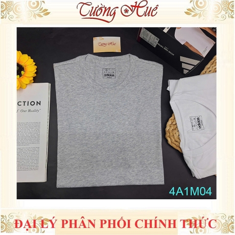 Áo Lót Nam Adidas 4A1M04 Thun Cotton Cổ Tròn Kiểu T Shirt (FORM ÁO LỚN, KHÁCH NÊN LÙI 2 SIZE)