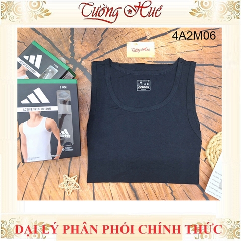 Áo Lót Nam Adidas 4A2M06 Chất Cotton Co Dãn Mềm Mịn  Kiểu Tank Top (FORM ÁO LỚN, KHÁCH NÊN LÙI 2 SIZE)