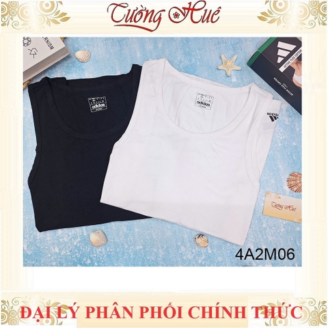 Áo Lót Nam Adidas 4A2M06 Chất Cotton Co Dãn Mềm Mịn  Kiểu Tank Top (FORM ÁO LỚN, KHÁCH NÊN LÙI 2 SIZE)