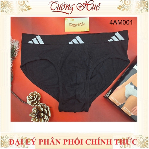 Quần Lót Nam Cotton Adidas 4AM001 Mềm Mịn Thấm Hút KiểuTối Giản (Form Quần lớn, khách nên lùi 2 size)