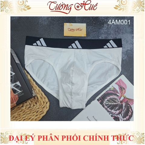Quần Lót Nam Cotton Adidas 4AM001 Mềm Mịn Thấm Hút KiểuTối Giản (Form Quần lớn, khách nên lùi 2 size)