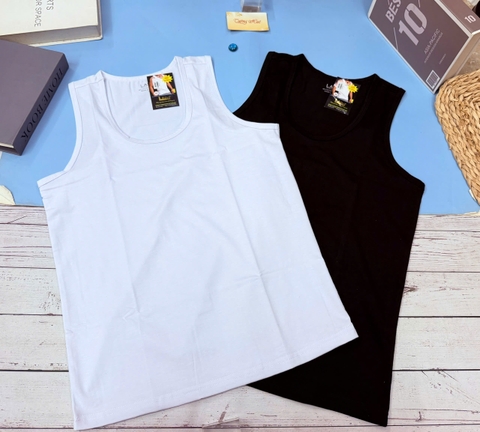 Áo Ba Lỗ Nam Cotton Lado A001 Thun Co Giãn Mát Mẻ Dễ Mặc