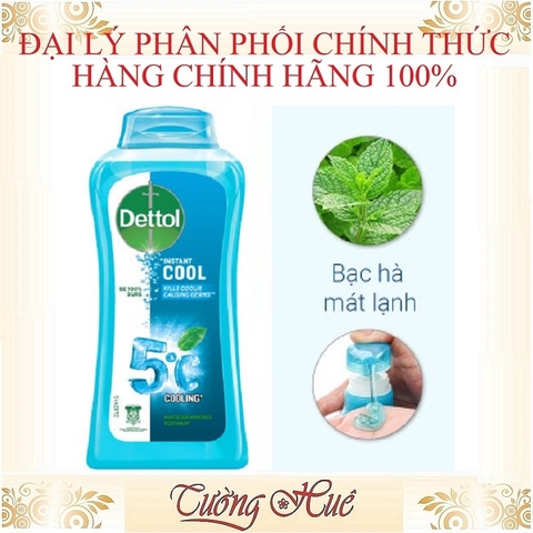 Sữa Tắm Dettol Mát Lạnh, Kháng Khuẩn Instant Cool Body Wash ( Có Lựa Chọn )