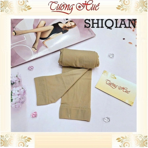 Quần Tất Nữ Màu Da Xỏ Ngón ShiQian Co Dãn Mềm Mịn Thoáng Khí