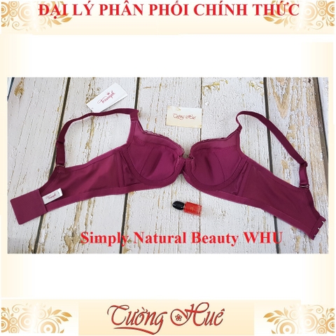 Áo lót nữ Triumph Simply Natural Beauty WHU Có Gọng Phối Ren Mút Mỏng Có Đệm Nâng 1.5cm