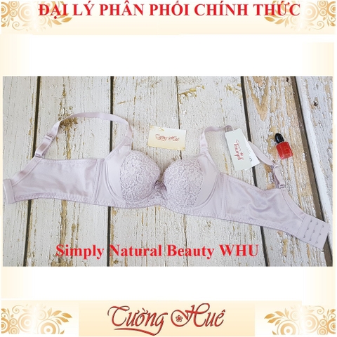 Áo lót nữ Triumph Simply Natural Beauty WHU Có Gọng Phối Ren Mút Mỏng Có Đệm Nâng 1.5cm