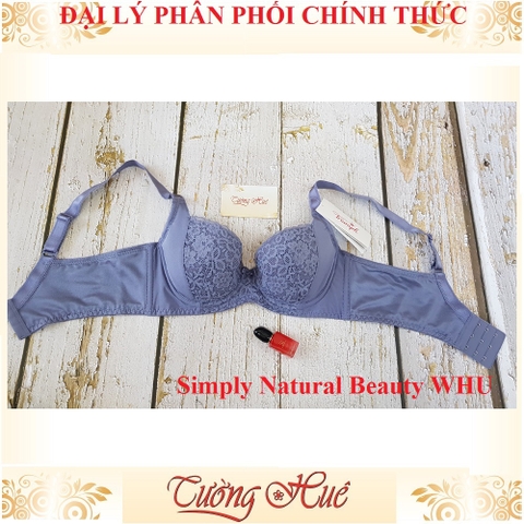 Áo lót nữ Triumph Simply Natural Beauty WHU Có Gọng Phối Ren Mút Mỏng Có Đệm Nâng 1.5cm