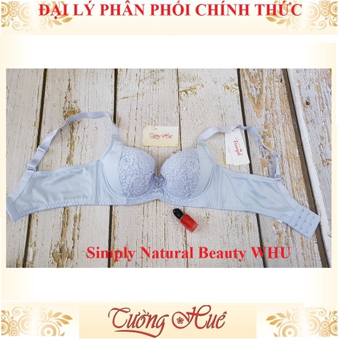 Áo lót nữ Triumph Simply Natural Beauty WHU Có Gọng Phối Ren Mút Mỏng Có Đệm Nâng 1.5cm