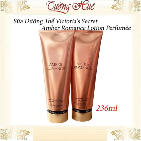 Sữa Dưỡng Thể Victoria's Secret Amber Romance Lotion Perfumée - 236ml - Cam