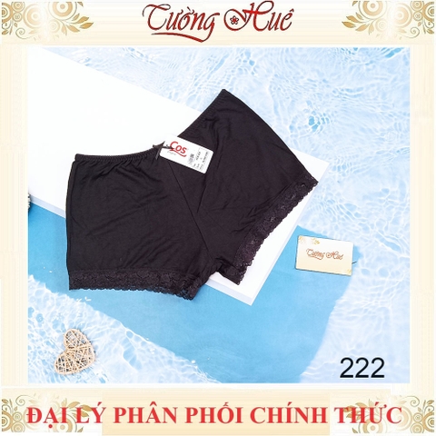 Quần Đùi Mặc Váy Cosy 222 Quần mặc váy chất cotton mềm phối ren viền