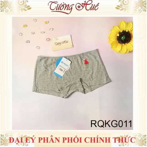 Quần lót bé gái Relax RQKG011 6T-11T quần dạng đùi chất cotton mềm màu trơn họa tiết nhỏ xinh.