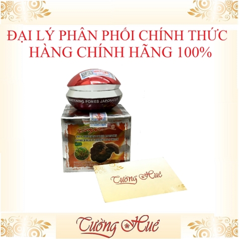 Kem Dưỡng Trắng Sáng Da - Chống Nhăn - Săn Da ENYA Tinh Chất Linh Chi & Đông Trùng - 30g - Đỏ.