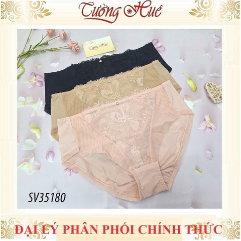Quần lót nữ Bon Bon SV35180 lưng vừa ren mềm