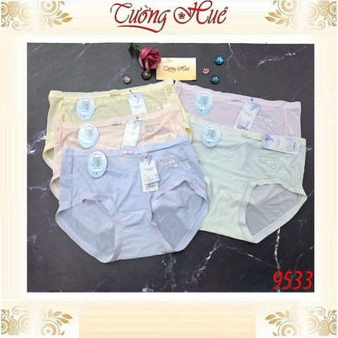 Quần Lót Nữ Shunvfengshang 9533 Lụa Lạnh Phối Nơ Freesize