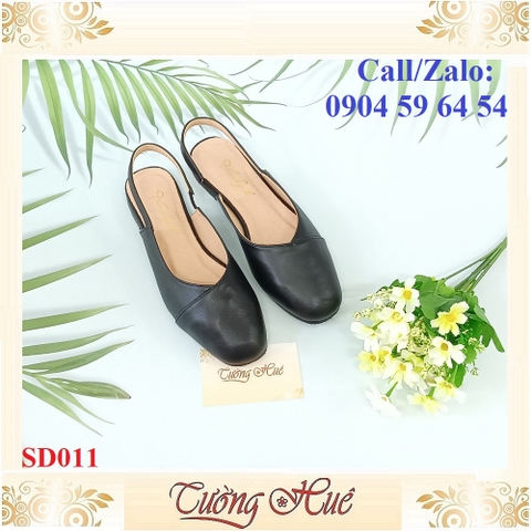 [Ảnh Thật 100%] Giày Sandal Bệt Nữ Bít Mũi Mũi Vuông Quai Hậu Hở Gót