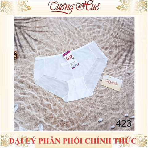 Quần Lót Nữ Cosy 423 Quần lót không viền may lưng vừa màu trơn.
