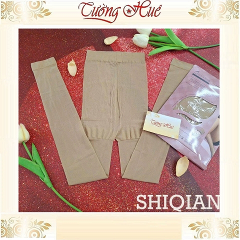 Quần Tất Nữ Màu Da Xỏ Ngón ShiQian Co Dãn Mềm Mịn Thoáng Khí