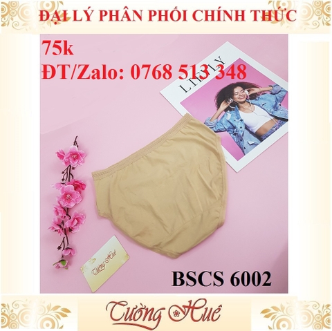 Quần lót nữ Bon Bon BSCS 6002 cotton trơn lưng cao.