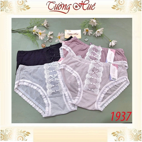 Quần Lót Nữ NAYIPAI 1937 Lưới Ren Hai Nơ FreeSize